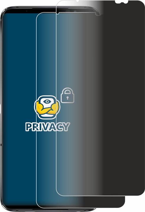 Produktbild BROTECT Sichtschutzfolie Anti-Spy Privacy Folie Blaulicht-Schutz (2 Stück, Asus ROG Phone 6)