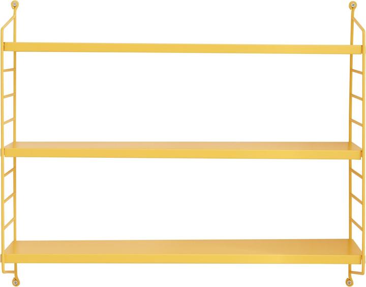 Actual product image En.Casa Modular wall shelf Strängnäs Yellow, matt