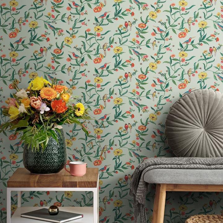 Image du produit Cath Kidston Papier peint oiseaux (53 x 1000 cm)