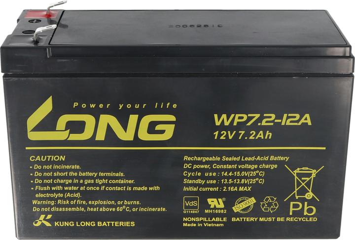 Image du produit Kung Long Batterie WP7.2-12A (12 V, 7.20 Ah)