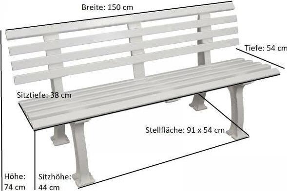Immagine prodotto kaiserkraft Panchina da parco in plastica