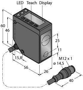 Produktbild Turck Opto Sensor Lasermesssystem LE550IC1QP