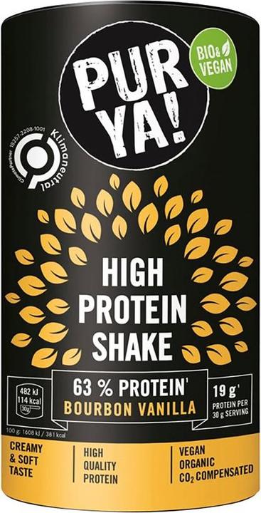 Produktbild Pur Ya! Vegan High Protein Shake Vanilla Bio (Vanille, 1 Stk., 566 g)