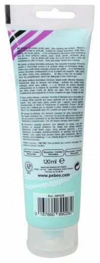 Image du produit Pebeo Decocrème Peinture acrylique mate (Vert eau, 120 ml)