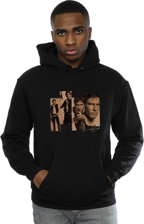 Actual product image Star Wars Mens Han Solo Photoshoot Hoodie (L)
