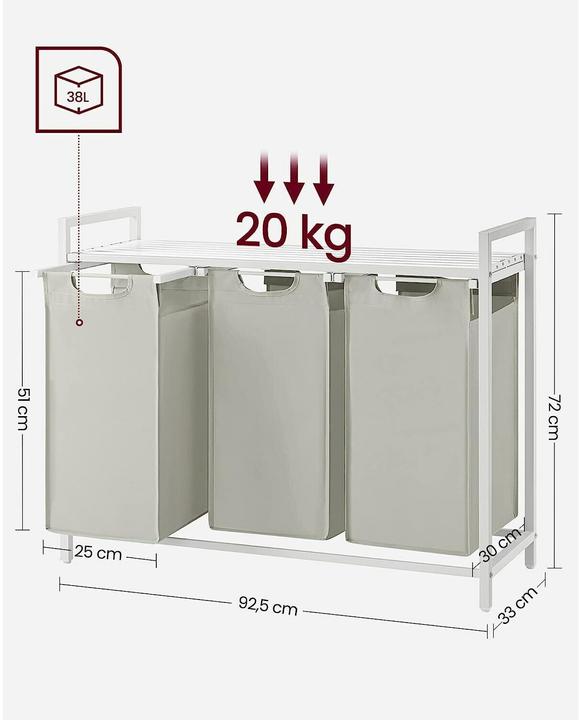 Immagine prodotto Vasagle Laundry (114 l)