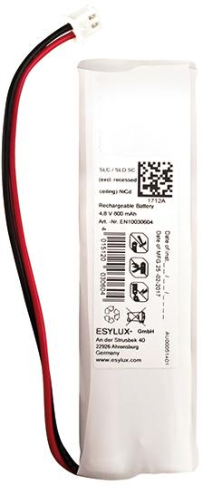 Actual product image Esylux Battery SLC Battery Nicd 800mAh - Battery - 800 mAh (4 pcs., Device specific, 800 mAh)