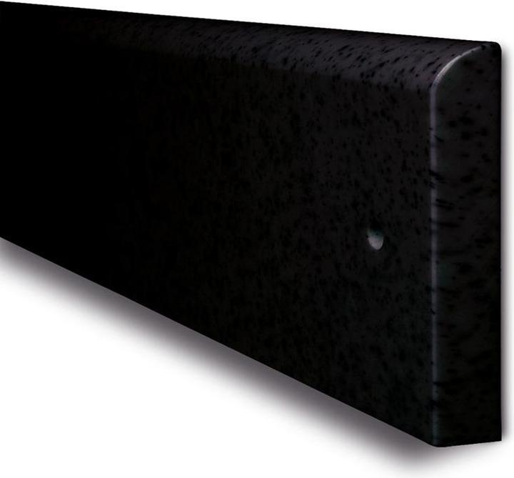 Produktbild Moravia MORION Wand-Schrammschutz in schwarz Länge 2060 mm, Höhe 150 mm, Dicke 10 mm