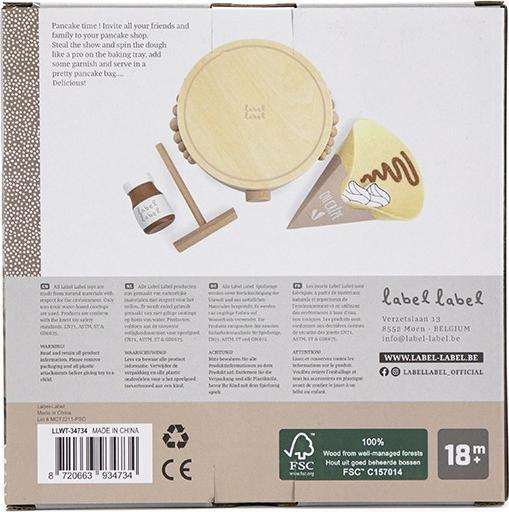 Actual product image Label Label Crêpes-Maschine – Nougat