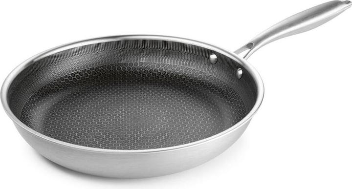 Bratmaxx Bratpfanne Silber 24 cm, Material: Aluminium, Edelstahl