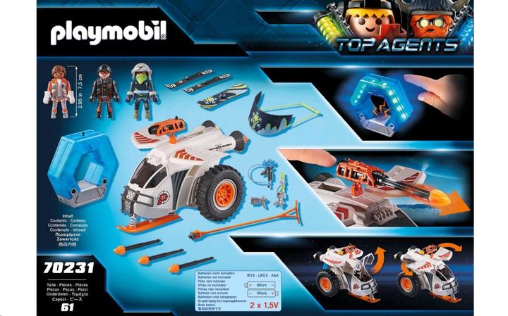 Immagine prodotto Playmobil Spy Team Snowglider (70231, Agenti Top Playmobil)