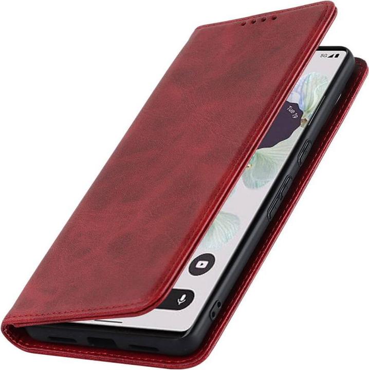 Productafbeelding Cover-Discount Google Pixel 7 Pro - Stand Flip Case Cover rood (Google Pixel 7 Pro)