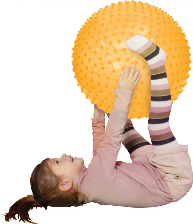 Produktbild LUDI Motor Development Ball Gymnastics and Yoga Ball for Children - Massage Texture with soft pins -