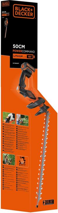 Image du produit Black & Decker 18v Powercommand 2,0ah (Taille-haies sans fil)