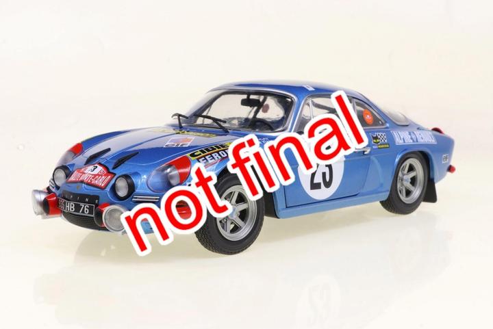 Image du produit Solido 1:18 Alpine A110 1600S #23 bleu