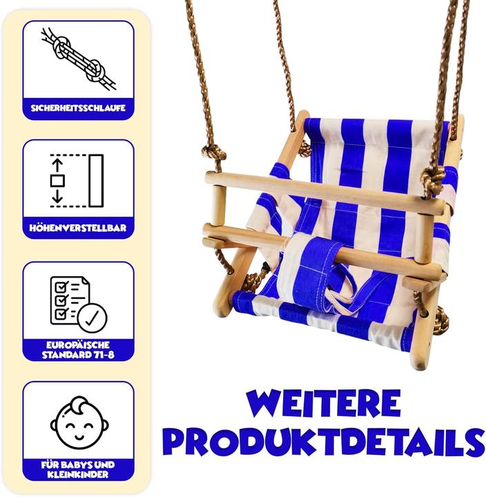 Actual product image Gartenpirat Baby Schaukelsitz
