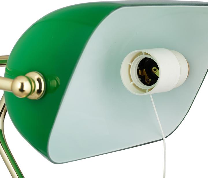 Image du produit Relaxdays Lampe de banquier (E27)