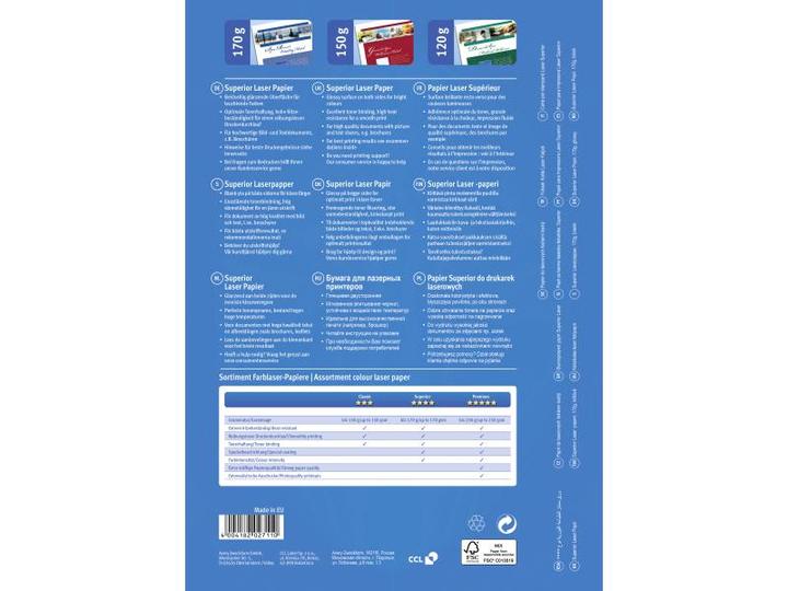 Image du produit Avery Papier laser couleur supérieur (170 g/m², A4, 200 x)