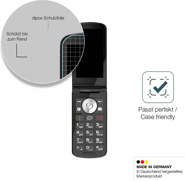 Produktbild Dipos Anti-Shock Displayschutz Matt 9H (1 Stück, Emporia TouchSmart)