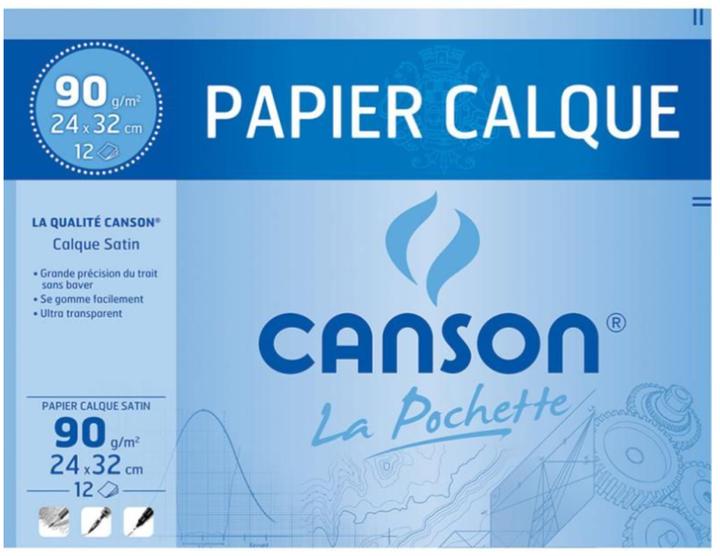 Immagine prodotto Canson Carta trasparente, satinata, DIN A3, 90 gsm (A3)