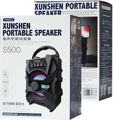Immagine prodotto Proda Xunshen Altoparlante portatile wireless Bluetooth Radio FM + Micro SD (4 h, Porta USB)
