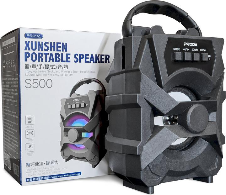 Immagine prodotto Proda Xunshen Altoparlante portatile wireless Bluetooth Radio FM + Micro SD (4 h, Porta USB)