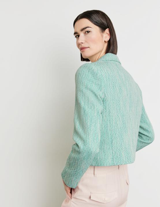 Produktbild Gerry Weber Kurze Blazerjacke aus Strukturstoff Blazer Langarm gefüttert (40)