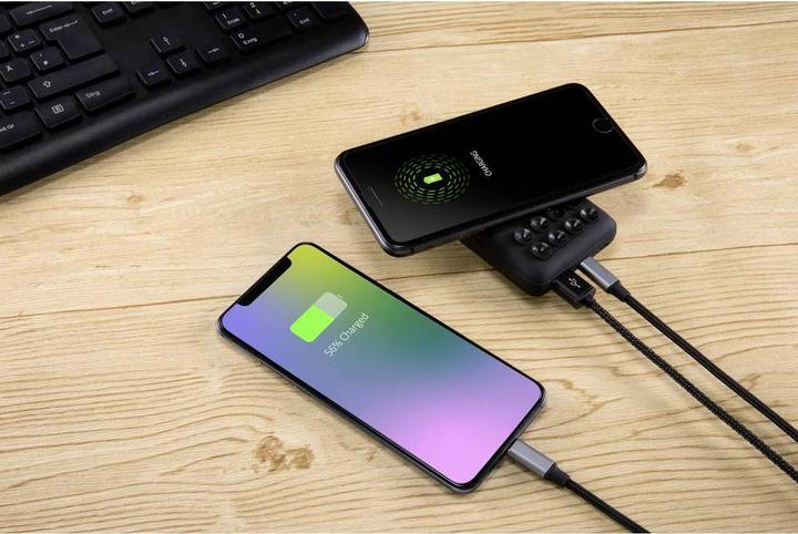 Immagine prodotto Voltcraft Power bank a induzione 3 A WPB-10000 VC-11015280 10000 mAh Uscite USB, presa USB-C™, ricarica a (10000 mAh, 37 Wh)
