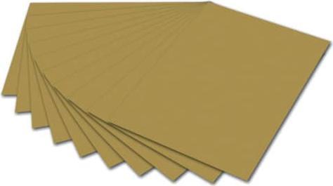 Produktbild Folia Tonpapier, DIN A4, 130 g/qm, gold (130 g/m², 100 x)