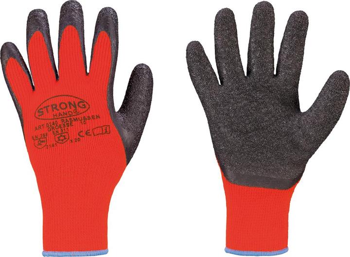 Stronghand Kälteschutzhandschuhe Rasmussen Grösse 8 orange/schwarz EN 388, EN 511 PSA-Kategorie II (8)