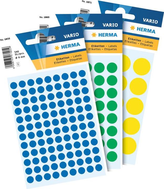 Actual product image HERMA Marking points