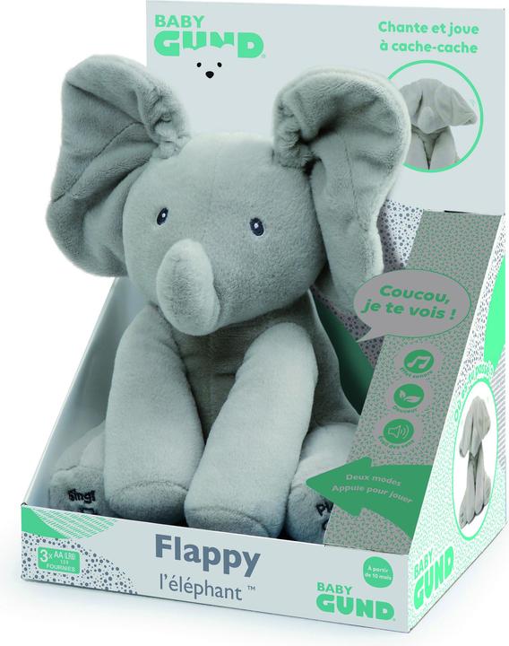 Image du produit Spin Master GUND Flappy, l'éléphant qui chante et qui parle, en français (30.50 cm)