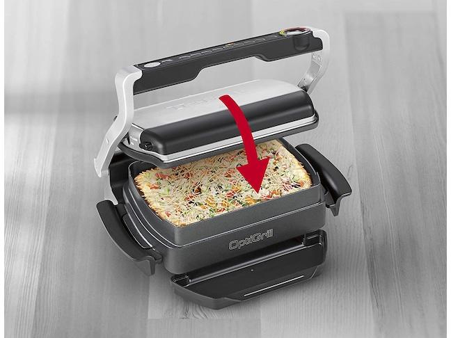 Produktbild Tefal GC712D Optigrill + XA7258 Backschale + W875 Hamburgerpresse