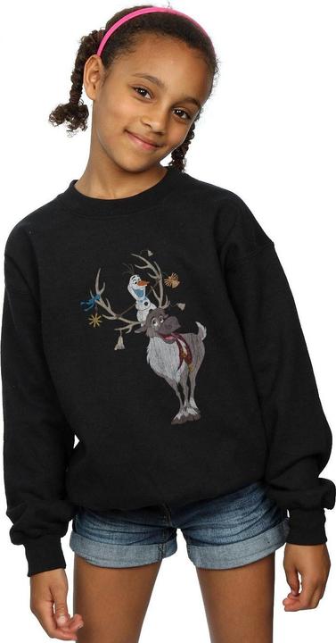 Immagine prodotto Disney Frozen Sven And Olaf Christmas Ornaments Felpa Ragazze (152, 158)