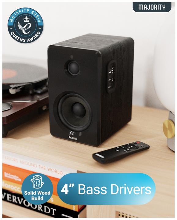 Image du produit Majority D40 Aktiv Regal-Lautsprecher (1 paire, 60 W)