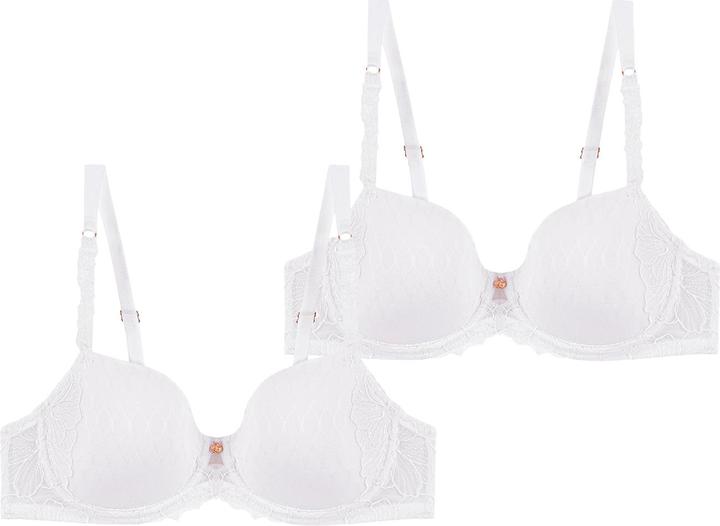 Actual product image Triumph Azalea Florale underwired bra (70 B, pack of 2)