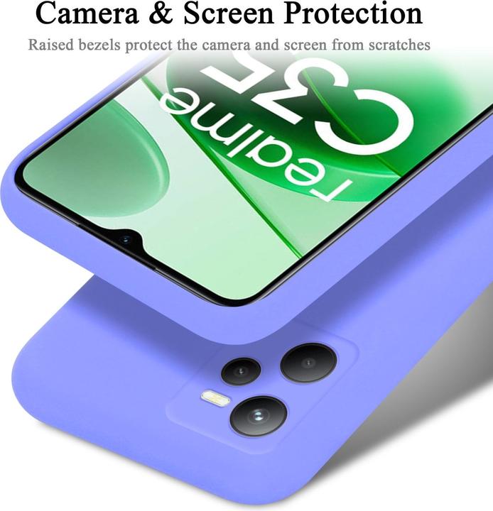 Immagine prodotto Cadorabo Custodia in silicone liquido TPU per Realme C35 / Narzo 50A PRIME (Realme Narzo 50A Prime, Realme C35)