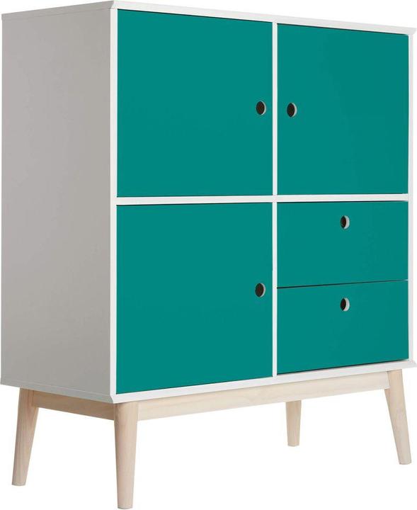 Immagine prodotto Trenddeko Uni blu turchese (100 x 300 cm)