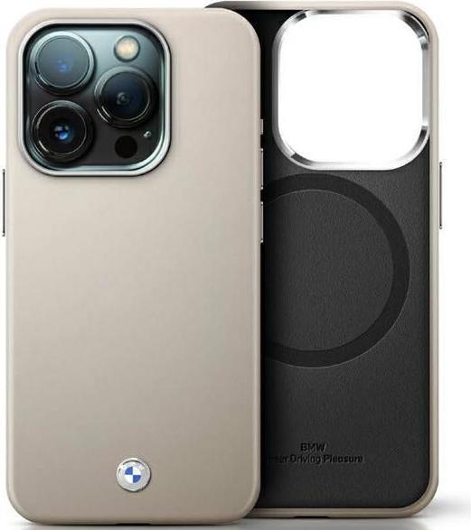 Actual product image BMW BMHMP16X23PUFWG iPhone 16 Pro Max 6.9" szary/grey hardcase Sign Full Wrapped Metal MagSafe (Apple iPhone 16 Pro Max)