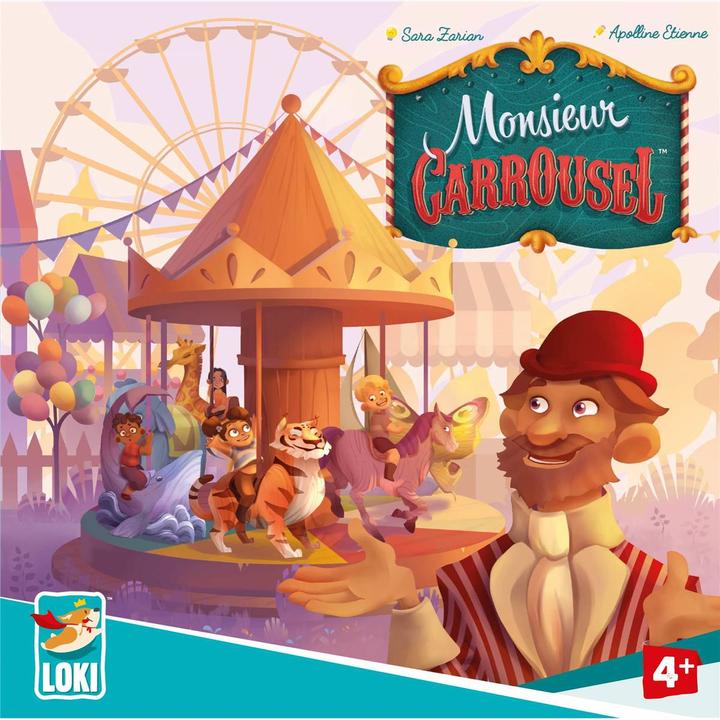 Produktbild Loki Kids 515729 - Monsieur Carrousel, Brettspiel, für 1-4 Spieler, ab 4 Jahren (Englisch)