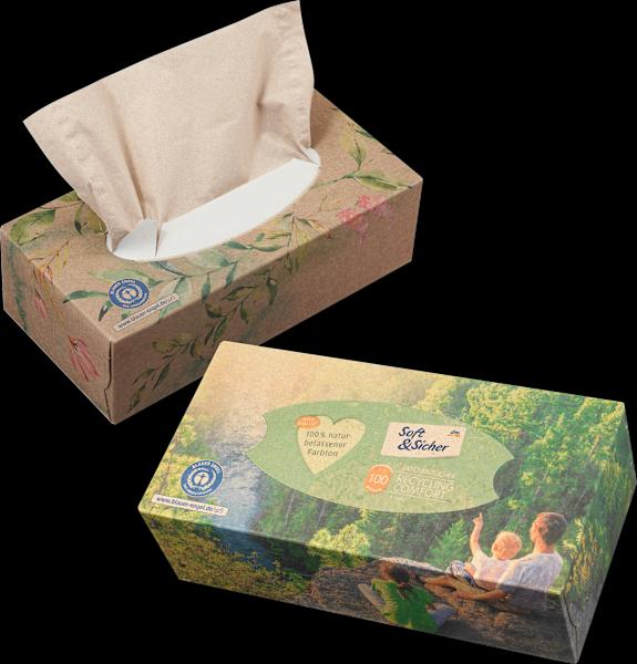 Image du produit dm Soft&Sicher Boîte de mouchoirs recyclés