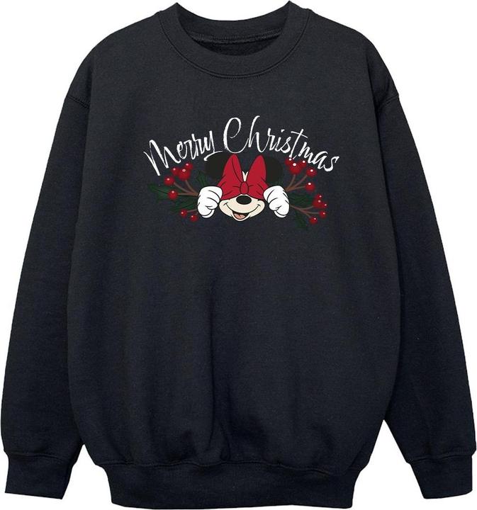 Disney Minnie Mouse Christmas Holly Sweatshirt Mädchen