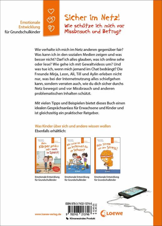 Actual product image Loewe Sicher im Netz! Wie schütze ich mich vor Missbrauch und Betrug? (German, Dagmar Geisler, Nikolai Renger, Emotional development for children, 2024)