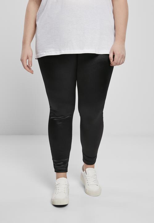 Immagine prodotto Urban Classics Leggings lucidi a vita alta da donna (XL)