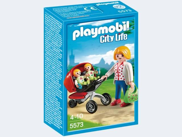Produktbild Playmobil Zwillingskinderwagen (5573, Playmobil City Life)
