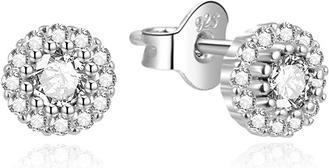 Beneto Funkelnde Silberohrringe mit Zirkonia Agup2351l-W (Zirkonia)