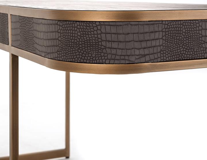 Image du produit Richmond Interiors Bureau Classio or 140 (140 x 60 x 77 cm)