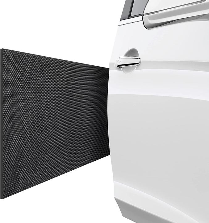 Actual product image Werkstein Garagenwand Stossschutz Selbstklebender Auto Türe Kollisionsschutz - Schwarz (2mx20cm)