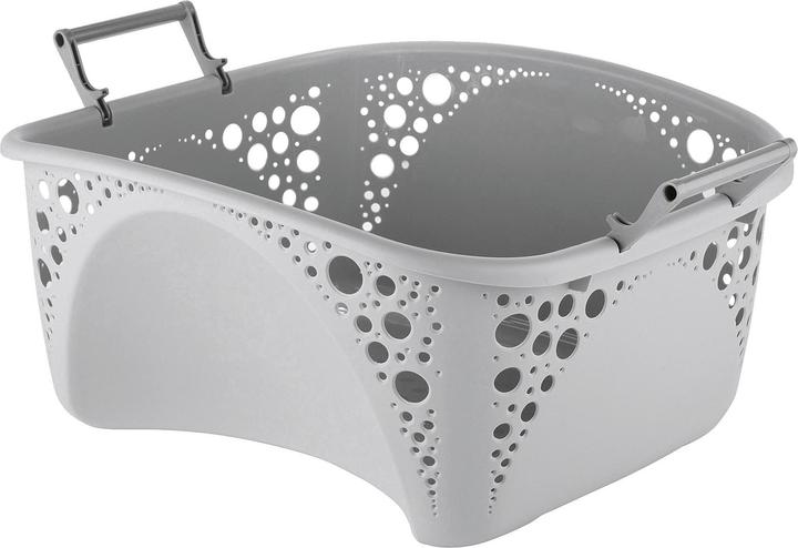 Image du produit Panier à linge 40l empilable gris (40 l)