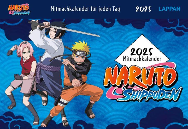 Immagine prodotto Naruto Shippuden 2025 calendario interattivo per ogni giorno (11 x 16 cm, Tedesco)